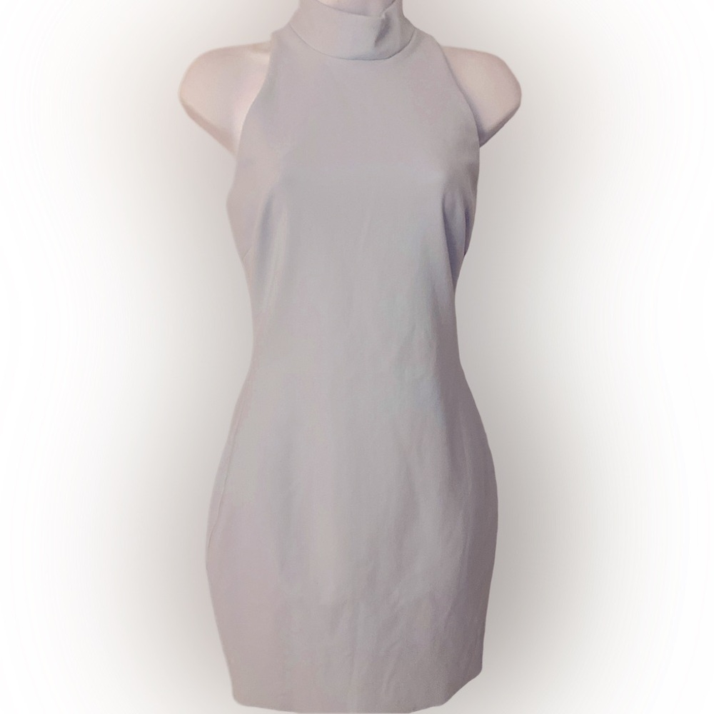 Elizabeth and James Gray Halter Dress